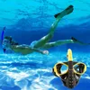 Máscaras de mergulho máscara de snorkel não-nevoeiro não-vazamento design de rosto completo tecnologia de mergulho esportes aquáticos equipamento de natação251p