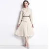 Tvådelad klänning 2023 Kvinnors kostymuppsättningar för Lady 2 -stycken Lyxig elegant kvinna med en kjolens höst och vinterbantande high end -kläder 230912