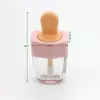 6 ml DIY leere Lipgloss-Flaschenbehälter Make-up-Werkzeug Kosmetik Eiscreme klare Lippen Balsam Tube Istsv