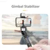 Selfie Monopods Selfie Monopods COOL DIER New Handheld stabilizer cellphone Video Record phone stabilizer With Led Light For Smart phone L230912