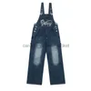Men's Jeans Men's Jeans American Vintage Embroidery Denim Cargo Overall For Men And Women Full Length Casual Loose High Street Wide Leg Y2k StyleL2309