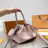 Bella Bag Designers Bolsas balde Old Flower Square Flap Drawstring Clutch Bolsas de ombro