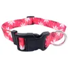 Factory Wholesale Pet Products Printed New Beautiful Dog Collars Colorful Walking Identity