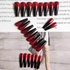 Unhas falsas 2 caixas / 48pcs dicas artificiais de balé completa bailarina imprensa em manicure remendo falso