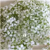 Ghirlande di fiori decorativi Gypsophila Seta Baby Breath Pianta finta artificiale Casa Decorazione della festa nuziale Consegna di goccia Giardino Fe Otgkd