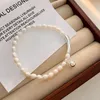 Link Armbänder S925 Sterling Silber Natürliche Süßwasser Perle Kugel Perlen Armband Tropfenförmige Ellenbogen Splitter