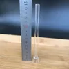 Glass Downstem Bowl Slide Dia 9mm Lång 150 mm för glasbongs Tobakskålar Glasrör Bong Bowls
