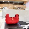 7A Tasarımcılar Vintage Gold Metal Yazı Fermuarlı Mini Under Emfed Çanta Zip Yay/Yaz Kadınları Omuz Çantası Kahverengi Jakard Tuval Luxurys Crossbody