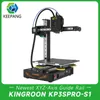 Skrivare Kingroot KP3S Pro S1 3D -skrivare Snabbtryck Hastighet Hög presicion Core XYZ Guide Rail Direct Extruder Impresora