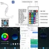 Светодиодные ленты Светодиодные ленты Инфракрасный пульт дистанционного управления RGB 5050 2835 Водонепроницаемый 12 В Ленточный светильник Украшение спальни для фестиваля 5M 10M 20M 30M W22342841 HKD230912