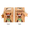 Christmas Gifts Warp Candy Box Snow Kraft Paper Bag Holiday Gift Boxes