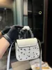 Il designer di FSZ si è rivestito in bianco e nero a una spalla a due spalmette per la piccola borsa quadrata preferita per frequentare i banchetti Zhuci12