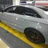 Klistermärken Ultra Crystal Gloss Nardo Gray Vinyl Wrap Self Lime Film Sticker Dark Grey Glossy Car Wrapping Foil Roll Air Release Channel26