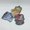 Sac en plastique pour biscuits Runtz de forme spéciale de 3.5g, résistant aux odeurs, doux au toucher, emballage holographique découpé, sac en Mylar