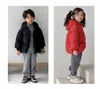 Пуховое пальто для детей от 2 до 6 лет, осенне-зимние куртки для мальчиков и девочек, пальто, детская пуховая куртка с хлопковой подкладкой, теплая куртка для мальчиков, верхняя одежда R230912