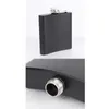 Hip Flasks Flask Black Wine Bottle For Bridesmaid Outdoor Camping Clear Water Portable Powder Coated Vintage Home Alcohol