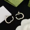 Designer Buchstaben Ohrringe Ohrstecker für Damen Gold Ohrring Mode Silber Ohrringe Schmuck Herren Luxurys Creolen 925 Silber Großhandel