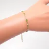 Pulsera bohemia de cuentas de arroz de colores mezclados tejida a mano cuerda de la amistad pulseras ajustables brazalete para mujeres y niñas