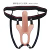 APHRODISIA plus grande sangle plus longue sur gode avec trou Silicone creux Strapon harnais pénis agrandisseur Extender jouets sexuels pour Man269m