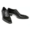 Klänningskor Herrens affärsmänskor Fashion Men's Wedding Dress Formal Wear Shoes Läder Luxury Men's Office Sapato Social Man Party 230912