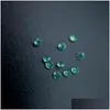 Loose Diamonds 209/2 Good Quality High Temperature Resistance Nano Gems Facet Round 2.25-3.0Mm Medium Chrysoprase Green Synt Dhgarden Dht5B