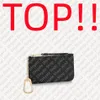 Top m80879 bolsa de chave mini carteira titular do cartão de crédito com zíper bolsa de moeda charme feminino269m