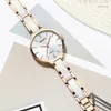 Wristwatches NIBOSI Fashion Women Watches Rose Gold Ladies Bracelet Creative Waterproof Quartz For Relogio Feminino 230911