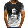 Homens camisetas Homens Camisa Moda Mandela Forever Nelson Madiba Paz Afrika África Imprimir Tees Manga Curta O Pescoço