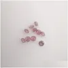 Diamantes sueltos 261 Buena calidad Resistencia a altas temperaturas Nano Gems Faceta Redonda 0.8-2.2 mm Ópalo medio Rojo Gemsto sintético Dhgarden Dhndm