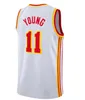 Trae 11 Young Hawk City Basketball Jerseys Dejounte Murray Jalen Johnson Bogdanovic Clint Capela Saddiq Bey Onyeka Okongwu vit Krejci Jersey Custom