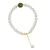 Bracelet de perles d'eau douce pour femmes, en Jade, cadeau pour filles, bijoux à la mode