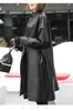여자 가죽 2023 진짜 재킷 여자 한국의 대형 천연 양가죽 코트 암컷 긴 윈드 브레이커 가을 봄 코트 KJ6499