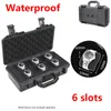 Titta på rutor Fall 38152432 Slot ABS Plastfodral Portable Waterproof används för att lagra klockor Tool Box 230911