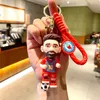 Football Cup cartoon doll keychain Messi World Cup backpack pendant souvenir gift