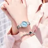 Wristwatches DOM Blue Ladies Watch Women Creative Steel Bracelet watches for women Clock Relogio Feminino Montre Femme 230911