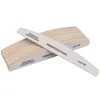 Nail Files 100pcs Wooden Sandpaper Nail File 100/180 Professional Manicure Buffer Grey Boat Pedicure Double-sided Wood Buffers Nail Supply 230912