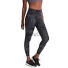 Pantalones activos Cintura alta Pantalones de yoga sexy Desnudo Correr Fitness Mujeres Yoga Leggings Entrenamiento Levantamiento de cadera Ejercicio elástico apretado Leggins x0912