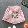 Jackets 2023 Autumn Winter Keep Warm Girls Coat Fashion Butterfly Jackets For Girls Thick Windbreaker Outwear Kids Clothes Birthday Gift R230912