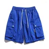 Pantalones cortos para hombres Verano Multicolor Cargo Bolsillos Gimnasio Oversize Streetwear Mens Casual Jogger Coreano Estilo Playa