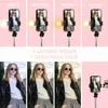 Tripés LOSODONA 44 polegadas selfie stick com luz Bluetooth selfie stick atualização expansível sem fio portátil leve compatível com iPhone 14 13 12 Pr L230912