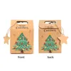 Enveloppe cadeau cadeaux de Noël Warp Box Box Snow Kraft Paper Sac de vacances Drop Livraison Home Garden Festive Party Supplies Event Dhotd