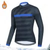 Chemises de cyclisme Tops Maillots d'hiver Vêtements en polaire thermique VTT Vestes de vélo Sports Team Vêtements de vélo Bavoirs Pantalons antichoc 230911