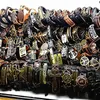 Armreif MIXMAX 100 Stück Lederarmband Männer Echter Vintage-Punkrock-Retro-Armreif für Frauen Paar Pulsera Homme Großhandel Lose Masse 230911