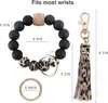 Car Key Feiyagao Keychain Women's Car Keyring Bracelet Keychain Wristband Silicone Beaded Bracelet Chain Plaid Pattern C230912