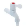 Rubinetti per lavandino del bagno 1Pc Rubinetto in plastica ABS 1/2" Filettatura maschio Lavatrice Rubinetto semplice Connettore per irrigazione da giardino esterno Domestico