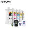 Ink Refill Kits Fcolor Top Quality DTF Pigment Strong Color Ductility 1000ml PG2003 Suit For I3200 Digital Printing PET Film