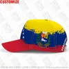 قبعات الكرة فنزويلا بيسبول أغطية مجانية مخصصة اسم شارة فريق في فين فين الريف السفر فنزويلي الأمة الإسبانية العلم 230911