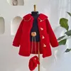 Giubbotti Nuova moda Primavera Autunno Cappotto caldo per le ragazze Giacca Pasqua Simpatico coniglio Peluche Tuta sportiva 3-10 Abbigliamento per bambini R230912