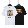 Galleries Dept Harajuku 23SS Spring Vintage Washed Letters Printed Art som dödar logotyp Marciano T -skjorta Löst överdimensionerad Hip Hop Unisex Short Sleeve Tees 07