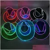 Party Hats Wireless Disco Glow Led Bride Cowboy Hat Bar Single Supplies Flashing Neon Light Western Z230809 Drop Delivery Home Garden Dhzrg